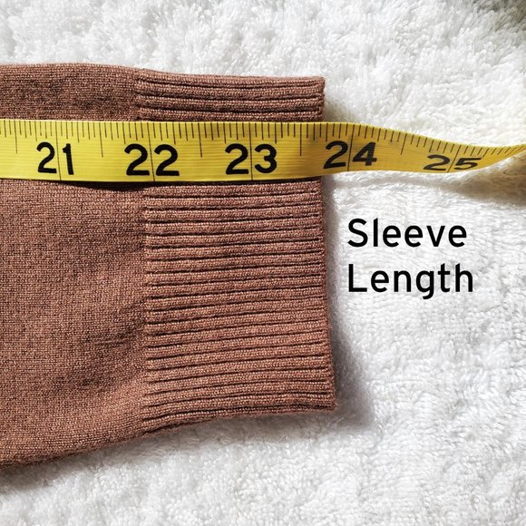 Chelsea & Theodore Fringed Cardigan Sweater Mocha Brown Size XL - Picture 9 of 9